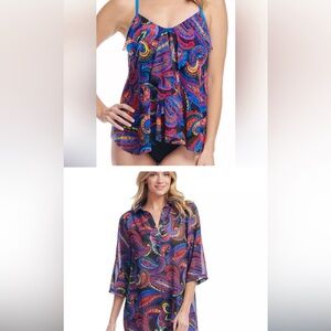Women’s Tankini and matching cover-up